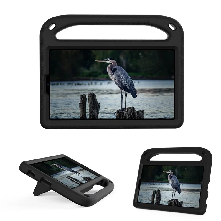 Hand-Hold EVA Tablet Case with Kickstand for Samsung Galaxy Tab A7 Lite 8.7-inch - Black
