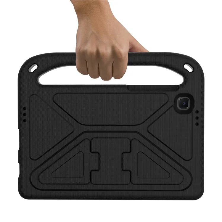 Hand-Hold EVA Tablet Case with Kickstand for Samsung Galaxy Tab A7 Lite 8.7-inch - Black