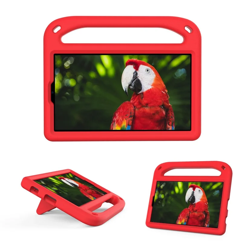 Hand-Hold EVA Tablet Case with Kickstand for Samsung Galaxy Tab A7 Lite 8.7-inch - Red