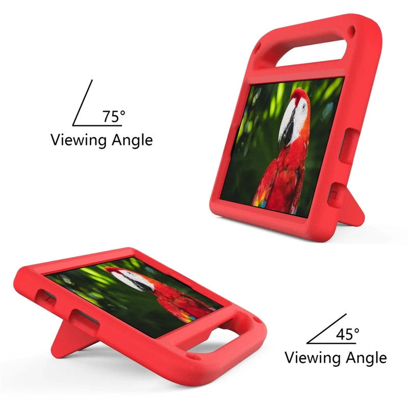 Hand-Hold EVA Tablet Case with Kickstand for Samsung Galaxy Tab A7 Lite 8.7-inch - Red