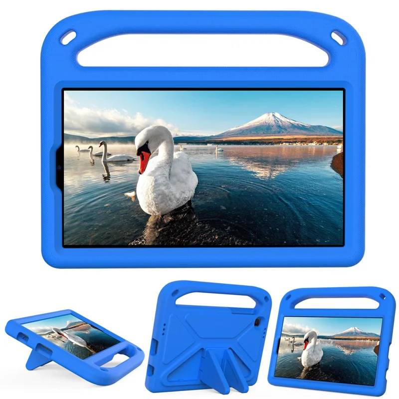 Hand-Hold EVA Tablet Case with Kickstand for Samsung Galaxy Tab A7 Lite 8.7-inch - Blue