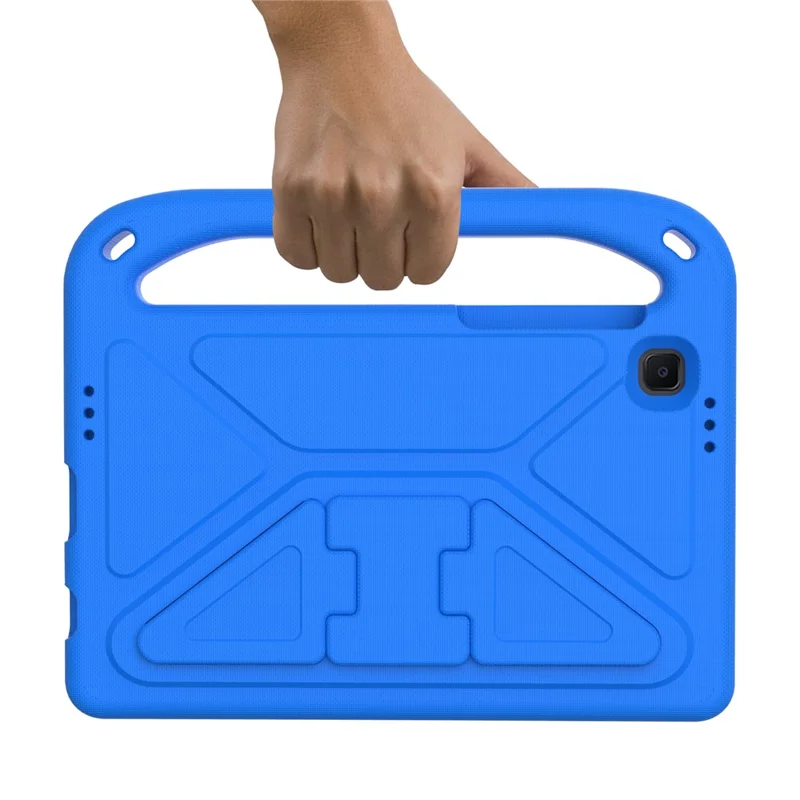 Hand-Hold EVA Tablet Case with Kickstand for Samsung Galaxy Tab A7 Lite 8.7-inch - Blue