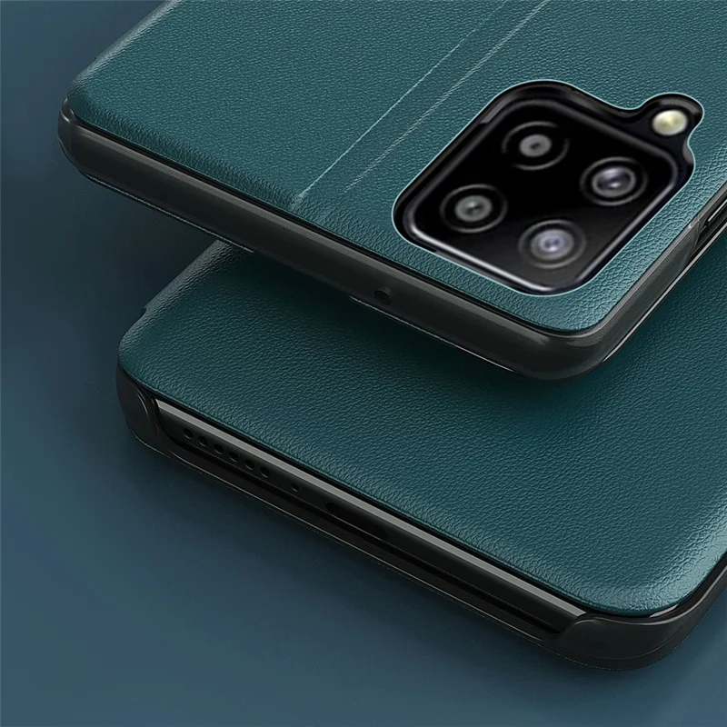 Чехол-книжка с подставкой из искусственной кожи для Samsung Galaxy A22 4G (европейская версия) - Красный