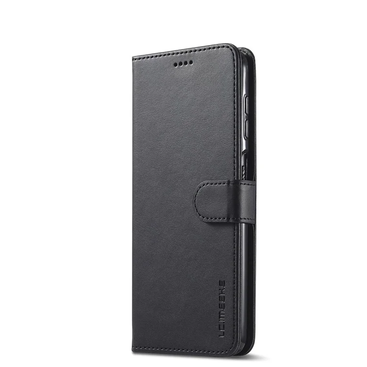 LC.IMEEKE Carteira Design Couro Case Protetor com Suporte para Samsung Galaxy A22 4G (Versão UE) - Preto