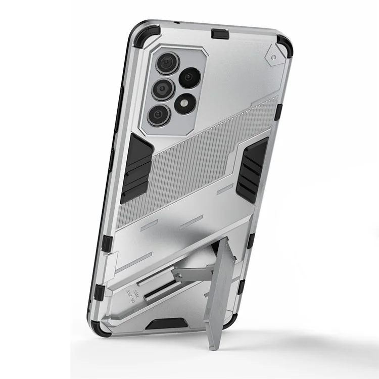 Funda protectora híbrida Armor Shockproof Military Hard PC + TPU para Samsung Galaxy A52 4G/5G / A52s 5G - Blanco