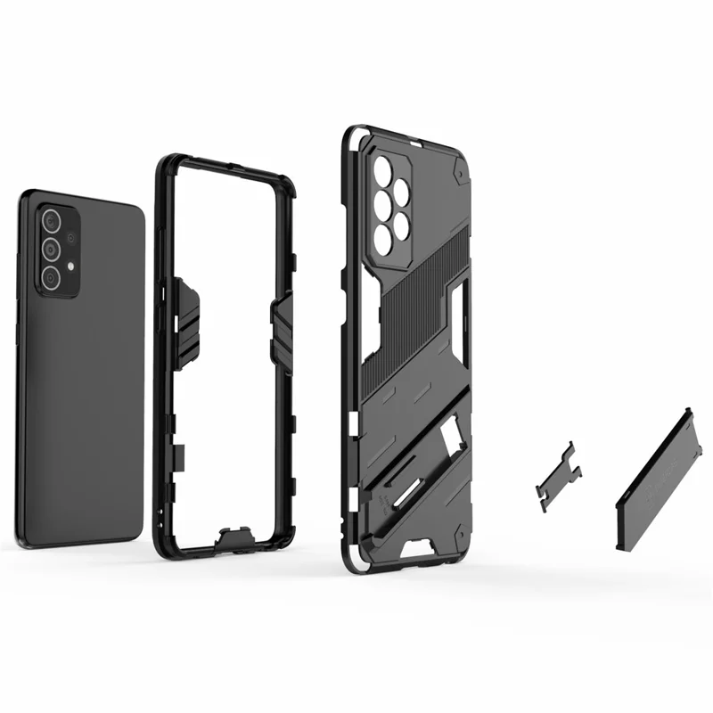 Armor Shockproof Military Hard PC + TPU Bumper Hybrid Protective Cover for Samsung Galaxy A52 4G/5G / A52s 5G - Green