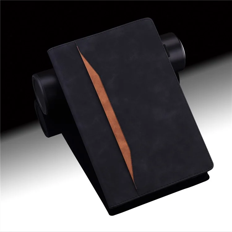 Portefeuille en cuir à poche avant, support pour tablette pour Samsung Galaxy Tab A7 10.4 (2020) / (2022) - Noir