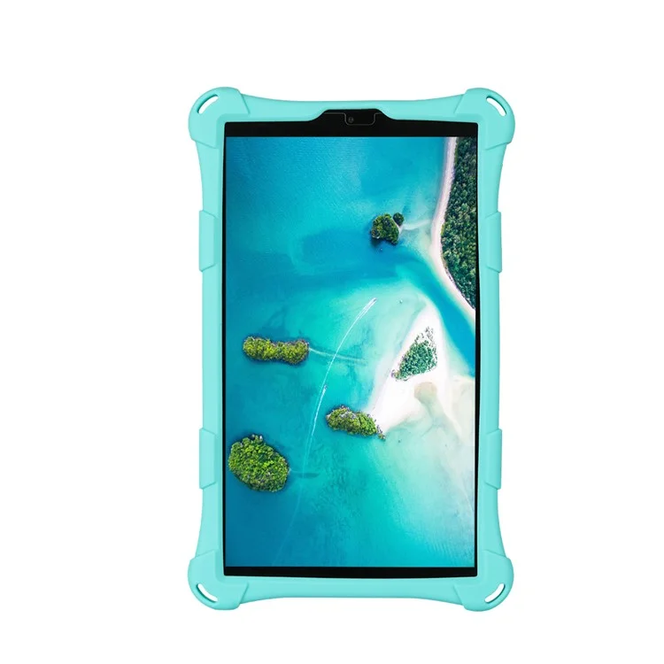Kicksting Design PC + Силиконовый Защитный Чехол Для Таблеток С Тарелкой Для Samsung Galaxy Tab A7 Lite 8,7-дюймовый - Зеленый