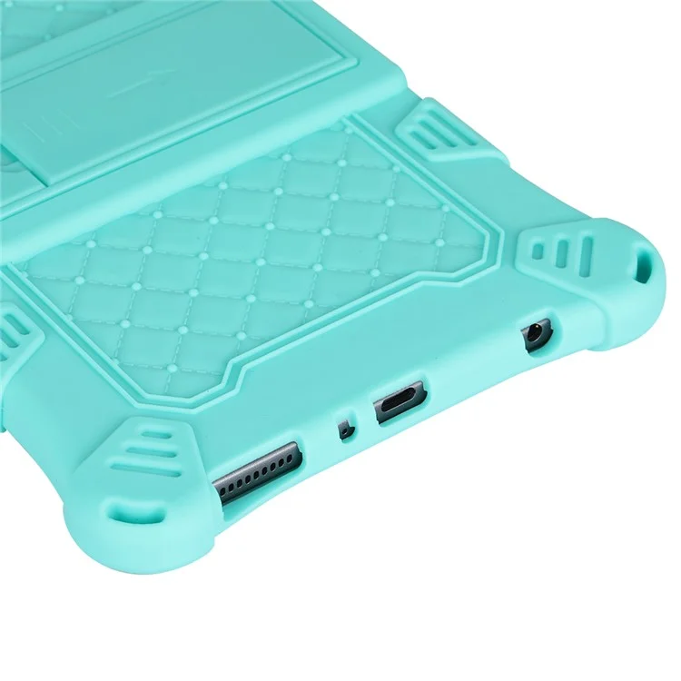 Kicksting Design PC + Силиконовый Защитный Чехол Для Таблеток С Тарелкой Для Samsung Galaxy Tab A7 Lite 8,7-дюймовый - Зеленый
