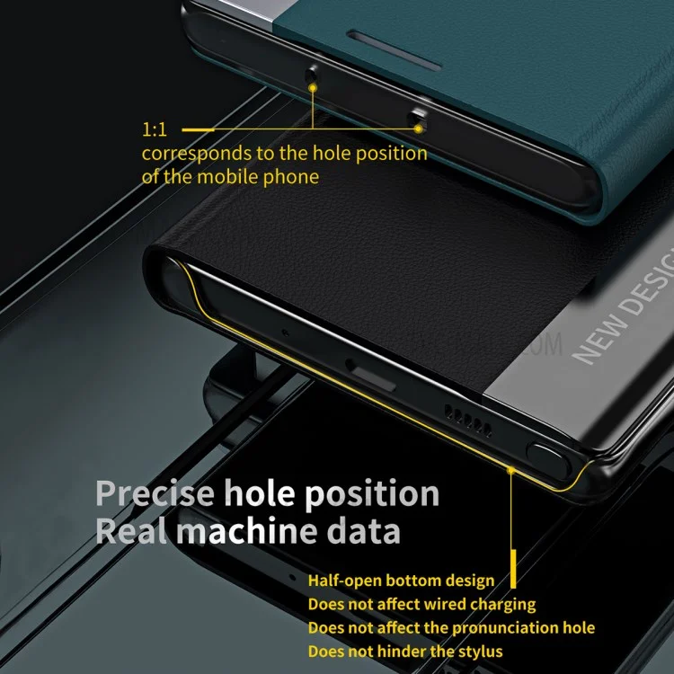 Magnetisches, selbstabsorbierendes Leder-Telefongehäuse für Samsung Galaxy S20 Plus - Weiß