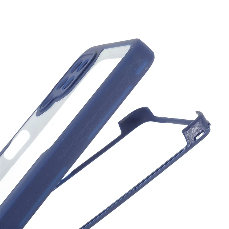 Anti-Drop PET Screen Protector + Acrylic Back Panel + TPU Frame Protective Case for Samsung Galaxy A22 4G (EU Version) - Blue