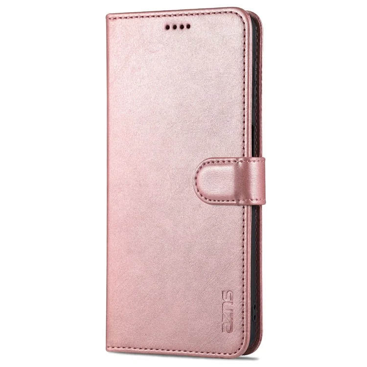AZNS Custodia Portafoglio in Pelle PU Antiurto per Samsung Galaxy A32 5G/M32 5G - Rosa Oro