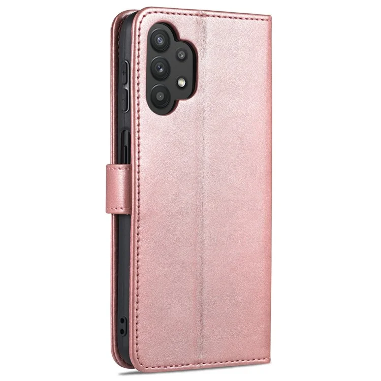 AZNS Custodia Portafoglio in Pelle PU Antiurto per Samsung Galaxy A32 5G/M32 5G - Rosa Oro