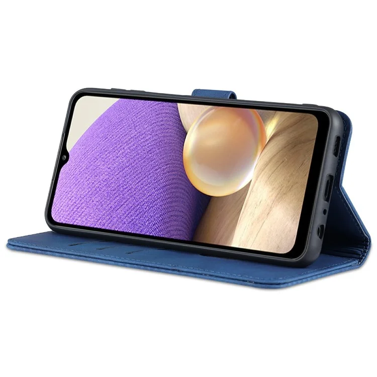 AZNS Custodia Portafoglio in Pelle PU Antiurto per Samsung Galaxy A32 5G/M32 5G - Rosa Oro