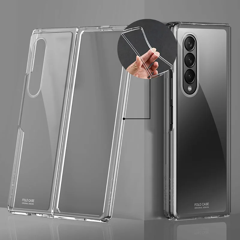 Pattern Printing Hard PC Phone Protective Case Cover for Samsung Galaxy Z Fold3 5G - Put on Love