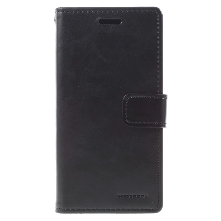 MERCURY GOOSPERY Blue Moon Magnetic Leather Wallet Case for Samsung Galaxy J1 (2016) - Black