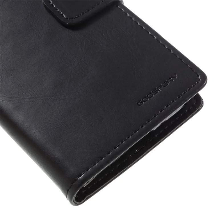 MERCURY GOOSPERY Blue Moon Magnetic Leather Wallet Case for Samsung Galaxy J1 (2016) - Black