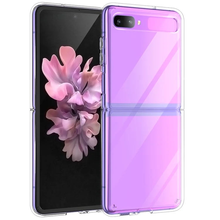 Anti Scratch Transparent Hard PC Phone Protective Cover Case pour Samsung Galaxy Z Flip