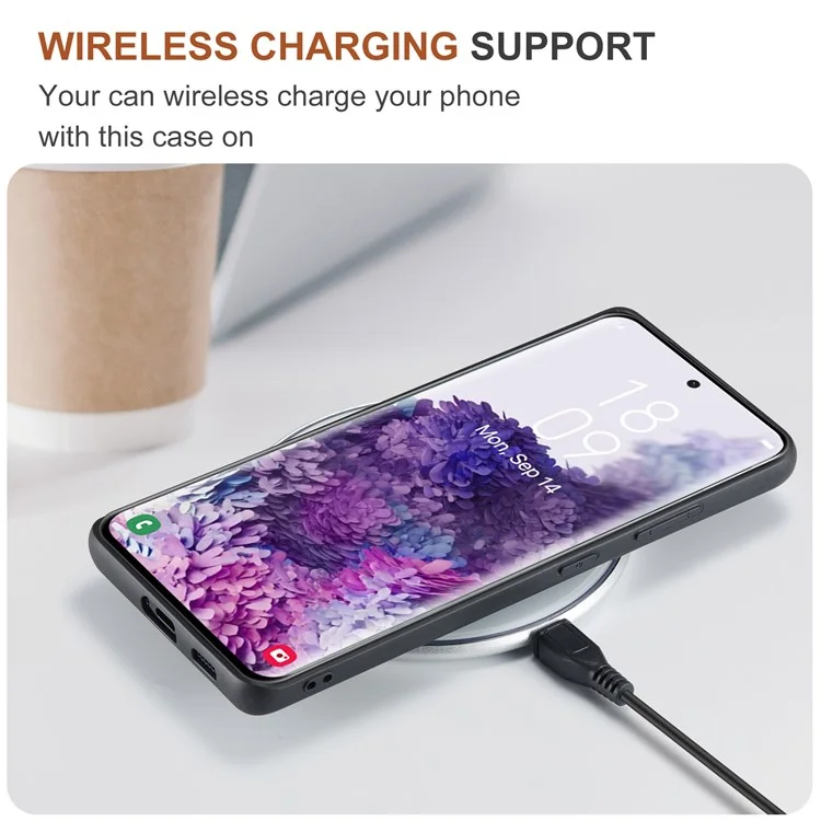 DG.MING M2 Series Tri-Fold Wallet Kickstand Design Magnetic Detachable Wireless Charging Hybrid Case per Samsung Galaxy S20 Ultra - Nero