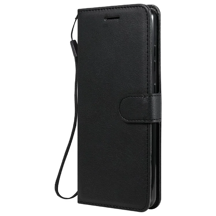 KT Leather Series-2 Full Protective Leather Case Wallet Cover для Samsung Galaxy A52 4G/A52 5G/A52s 5G - черный