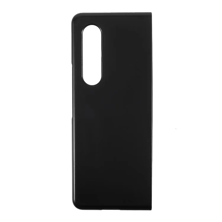 Gummierte Oberflächenschutz HARD PC Phone Case Shell Für Samsung Galaxy Z Fold3 5g - Schwarz