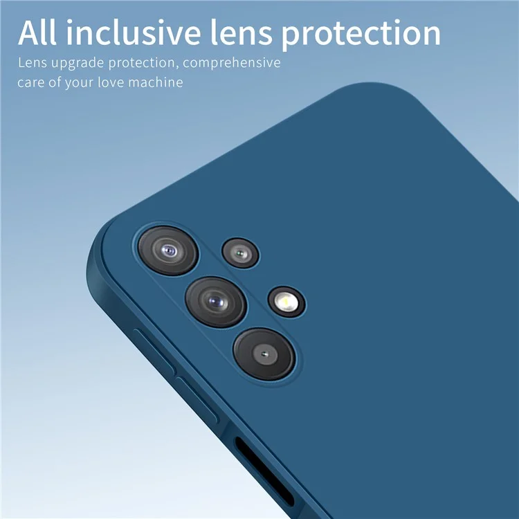 PINWUYO Precise Cut-Out Scratch-Resistant Soft Silicone Cell Phone Cover Case для Samsung Galaxy A32 5G/M32 5G - Green