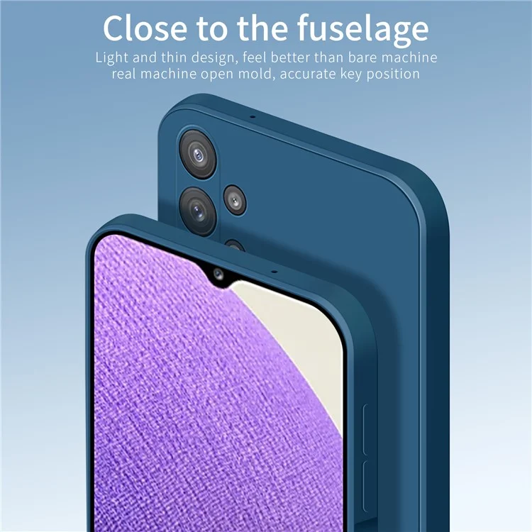 PINWUYO Precise Cut-Out Scratch-Resistant Soft Silicone Cell Phone Cover Case для Samsung Galaxy A32 5G/M32 5G - Green
