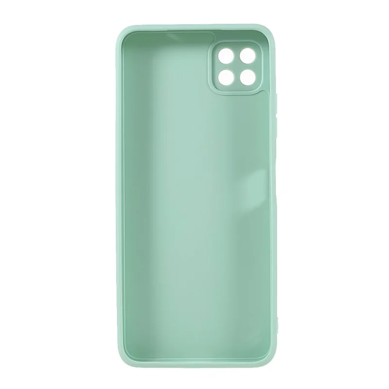 Precise Cutout Straight Edge Soft TPU Phone Protector Cover for Samsung Galaxy A22 5G (EU Version) - Green