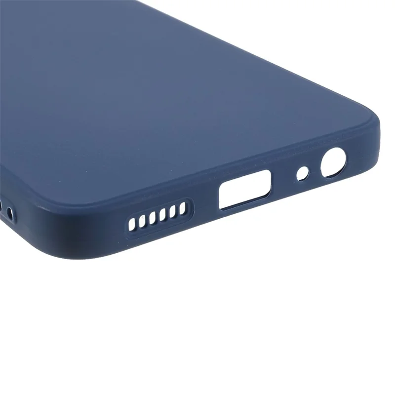 Precise Cutout Straight Edge Soft TPU Phone Protector Cover for Samsung Galaxy A22 5G (EU Version) - Dark Blue