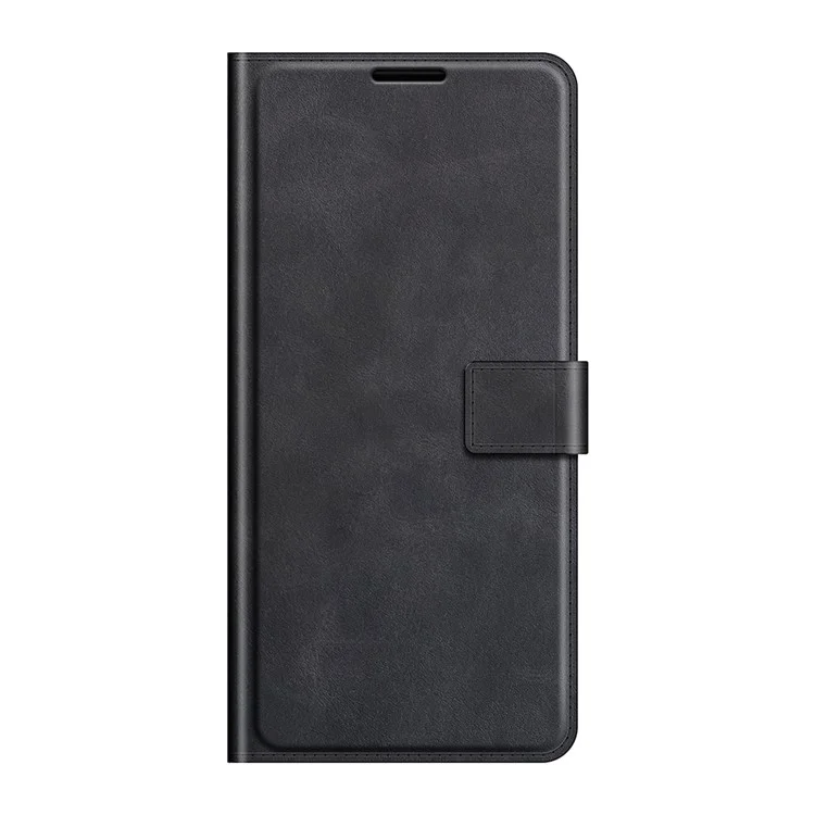 Premium PU Leather Anti-Fall Folio Flip Wallet Design Magnetic Clasp Phone Cover with Stand for Samsung Galaxy A52 4G/5G/A52s 5G - Nero