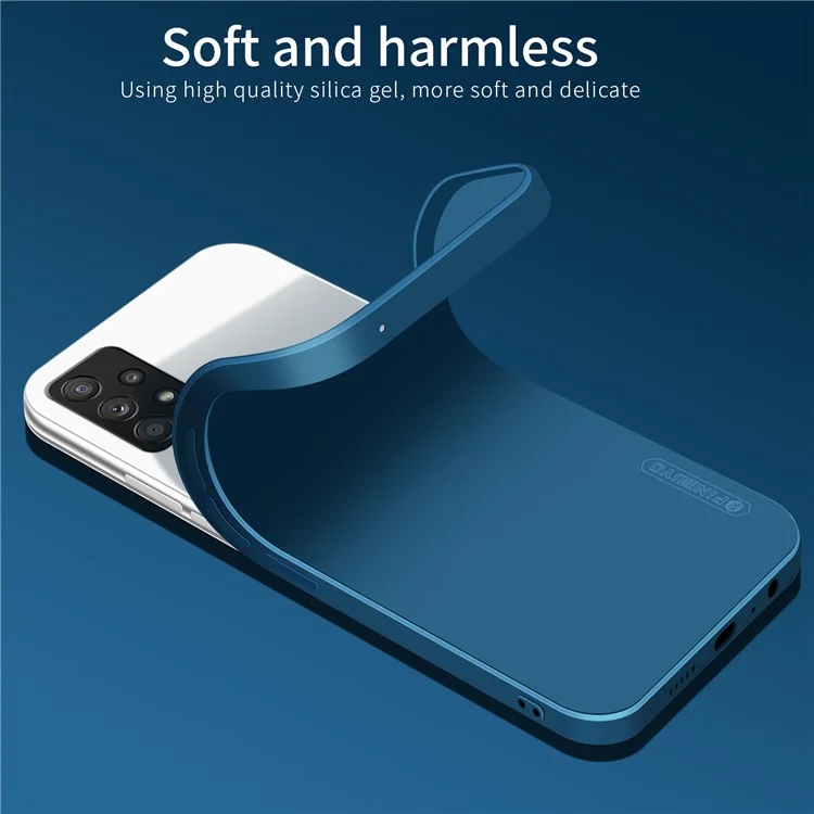 PINWUYO Capa protetora fina e flexível de silicone macio para Samsung Galaxy A52 5G / 4G / A52s 5G - Preta