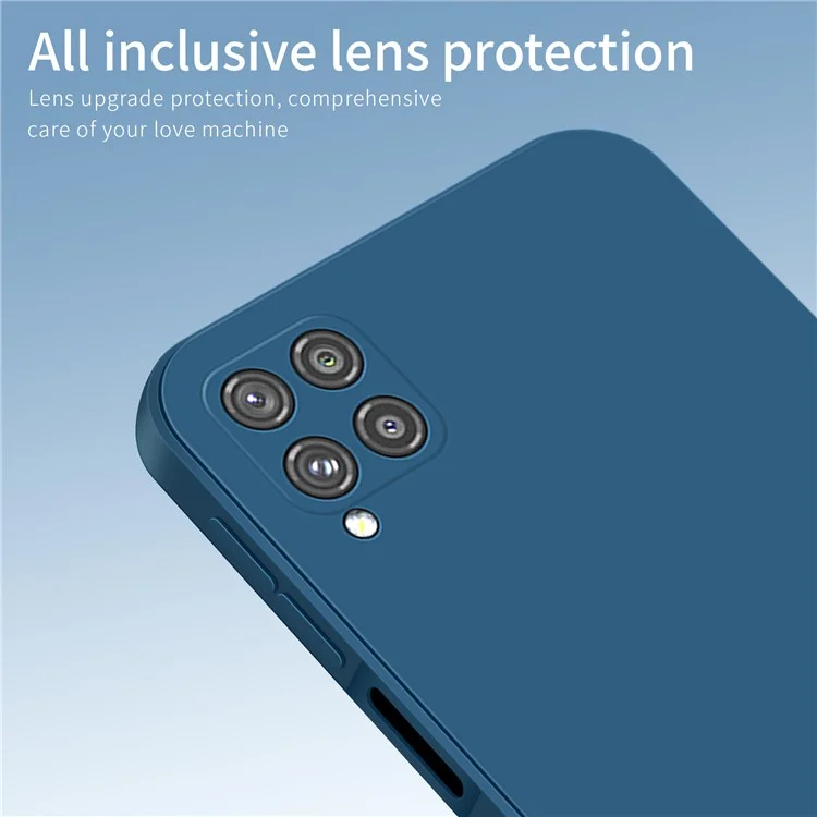 Case de Teléfono a Prueba de Choque de Silicona Suave Con Recortes Precisos de Protección de Protección de Caída Para Samsung Galaxy A22 4G (versión de la Ue) - Negro