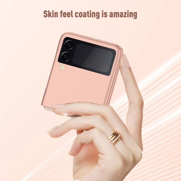 Skin Touch Contring PC Protective Phone Cope Для Samsung Galaxy Z Flip3 5G - Белый