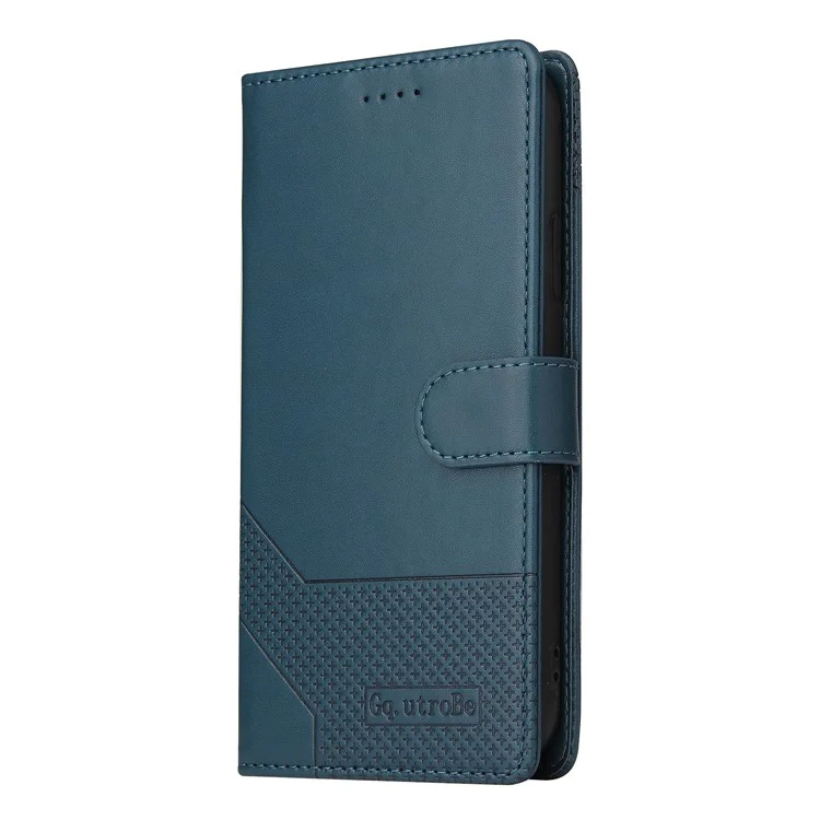 Étui portefeuille pour téléphone portable GQ.UTROBE 009 Série avec support multifonction pour Samsung Galaxy A12 - Bleu