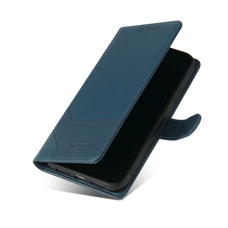 Étui portefeuille pour téléphone portable GQ.UTROBE 009 Série avec support multifonction pour Samsung Galaxy A12 - Bleu