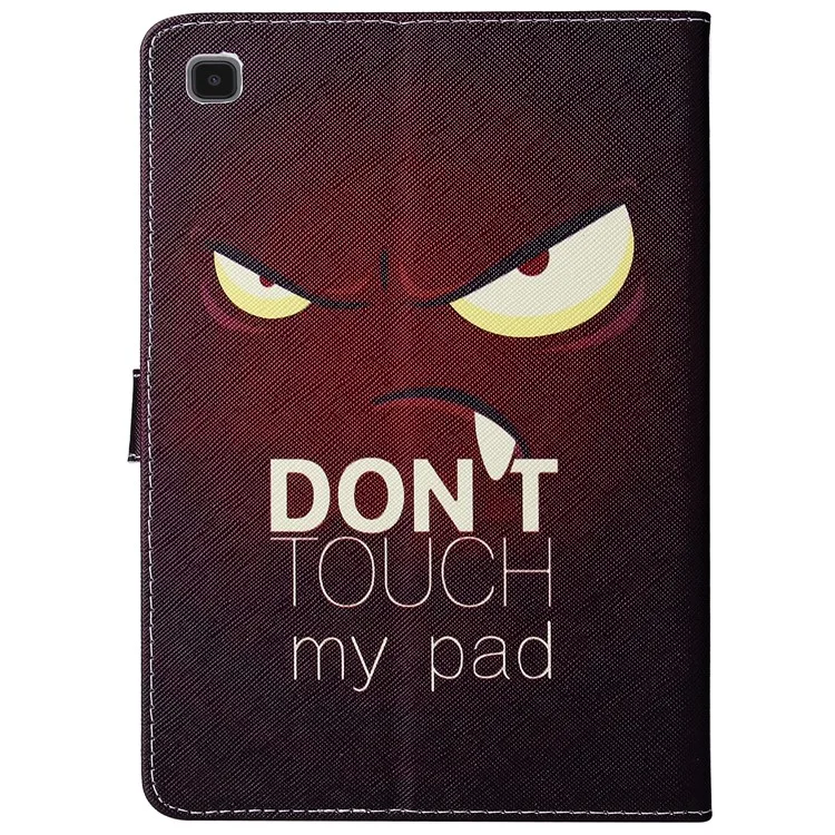 Para Samsung Galaxy Tab A7 10.4 (2020)/T505/T500 Pattern Printing Willet Stand Case de Cuero Con Cáscara Con Estela/sueño Automático - Ojos