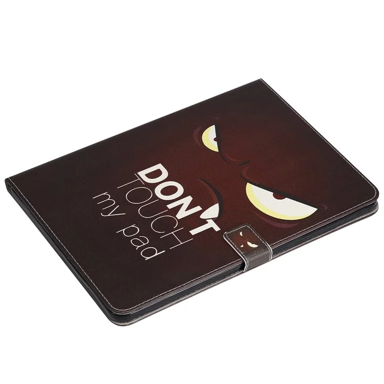 Para Samsung Galaxy Tab A7 10.4 (2020)/T505/T500 Pattern Printing Willet Stand Case de Cuero Con Cáscara Con Estela/sueño Automático - Ojos