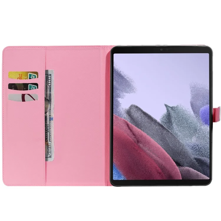 Pattern Printing Tablet Series-1 3D-Musterdruck-Tablet Automatisches Aufwachen/Schlafen Tablet-Ständer Schutzhülle für Samsung Galaxy Tab A7 Lite 8,7-Zoll/T225/T220 - Mädchen unter dem Baum