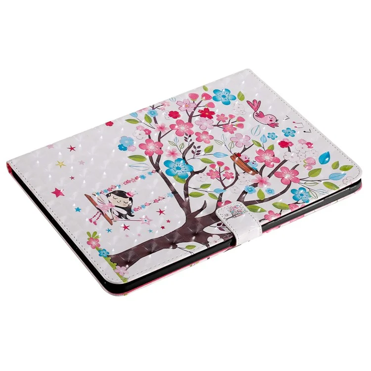 Pattern Printing Tablet Series-1 3D-Musterdruck-Tablet Automatisches Aufwachen/Schlafen Tablet-Ständer Schutzhülle für Samsung Galaxy Tab A7 Lite 8,7-Zoll/T225/T220 - Mädchen unter dem Baum