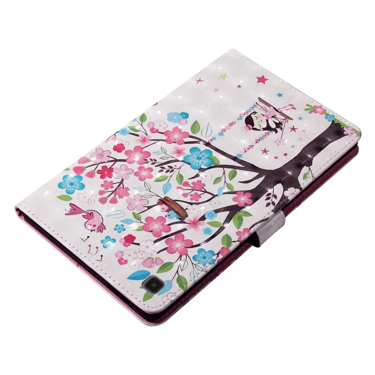 Pattern Printing Tablet Series-1 3D-Musterdruck-Tablet Automatisches Aufwachen/Schlafen Tablet-Ständer Schutzhülle für Samsung Galaxy Tab A7 Lite 8,7-Zoll/T225/T220 - Mädchen unter dem Baum