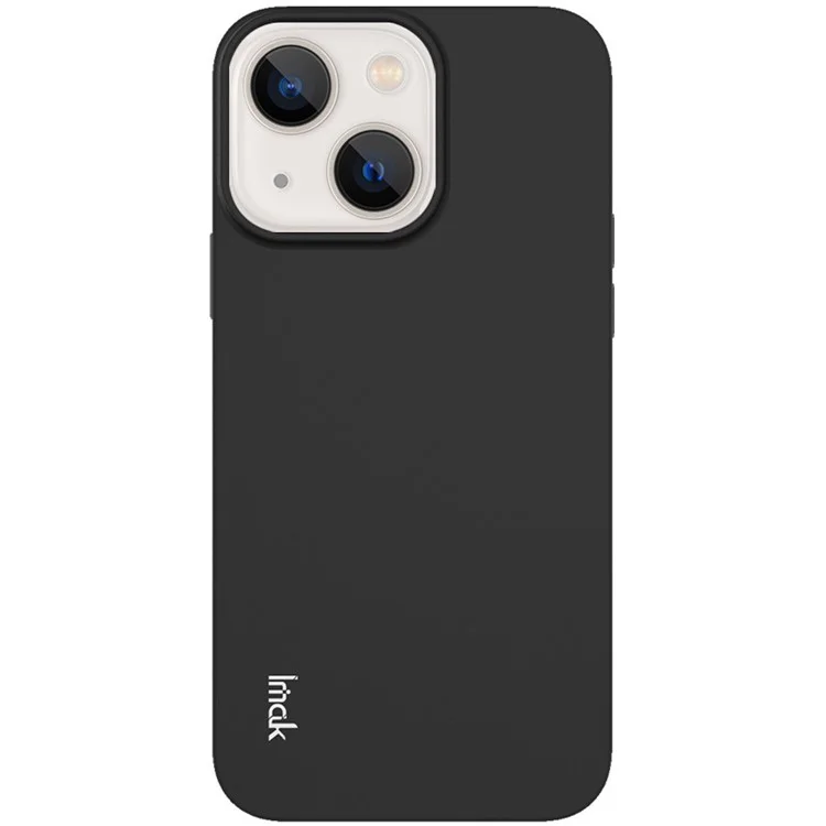 IMAK UC-2 Series Drop-proof Colorful Soft TPU Cover Mobile Phone Protective Case Shell for iPhone 13 6.1 inch - Black