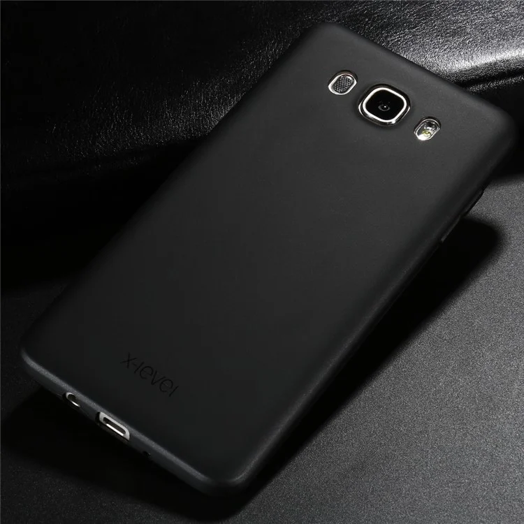 X-LEVEL Guardian Series Matte TPU Shell for Samsung Galaxy J7 (2016) - Black