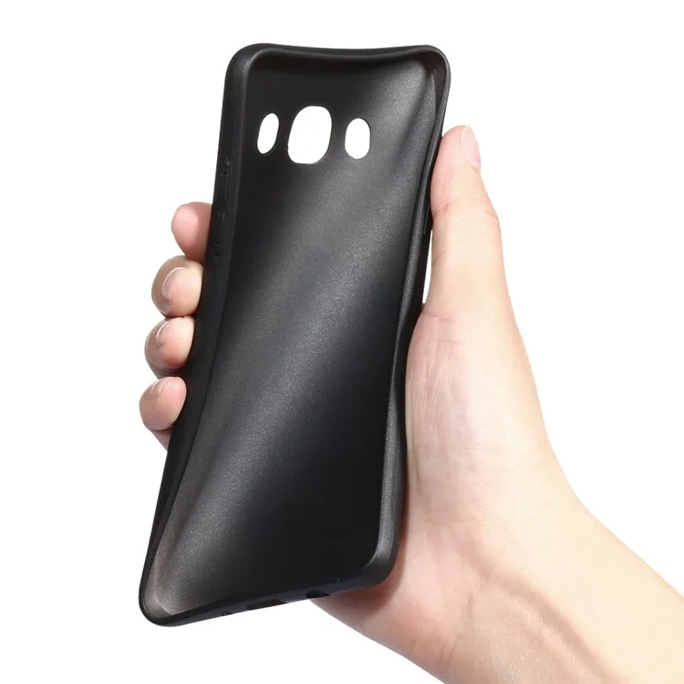 X-LEVEL Guardian Series Matte TPU Shell for Samsung Galaxy J7 (2016) - Black