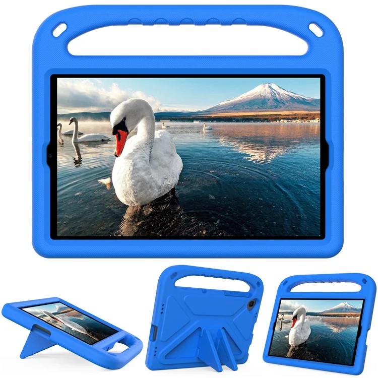 Handle Kickstand Design Tablet Protection EVA Case Cover for Samsung Galaxy Tab A 10.1 (2019) SM-T510/T515 - Blue