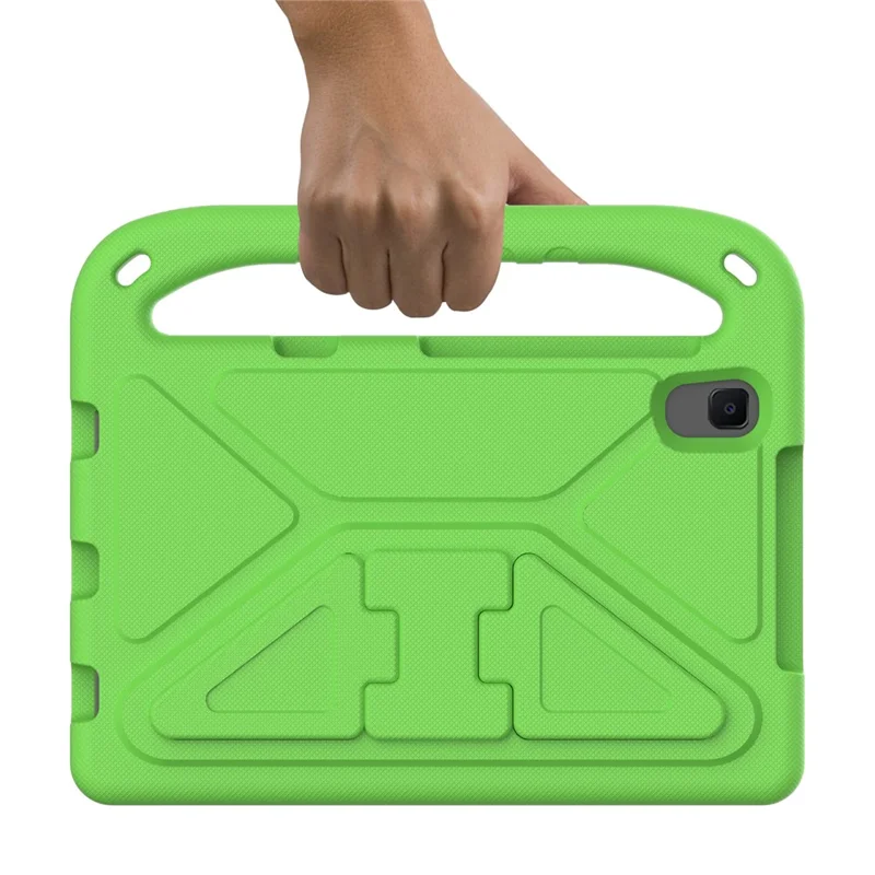 Portable Handle Design Shockproof EVA Tablet Case Cover with Kickstand Design for Samsung Galaxy Tab A 8.4 (2020) SM-T307U - Green