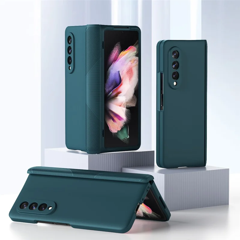 Anti-Drop Shock-Absorbed Phone Protective Cover Case for Samsung Galaxy Z Fold3 5G - Green