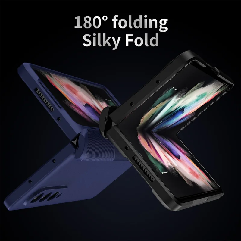 Anti-Drop Shock-Absorbed Phone Protective Cover Case for Samsung Galaxy Z Fold3 5G - Green