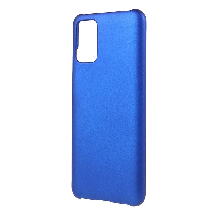 Shockproof Rubberized Hard PC Slim Protective Phone Cover for Samsung Galaxy A02s / A03s (166.5 x 75.98 x 9.14mm) - Blue
