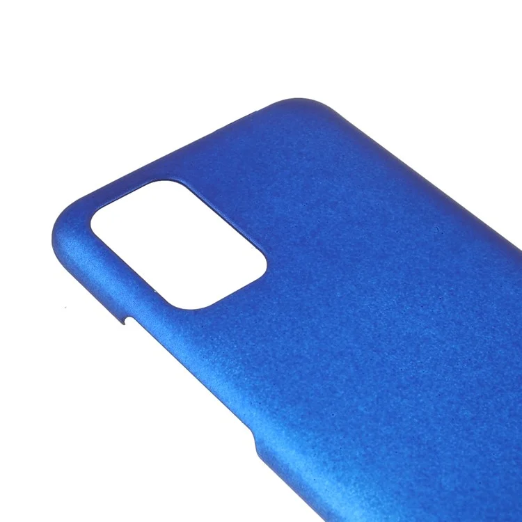 Shockproof Rubberized Hard PC Slim Protective Phone Cover for Samsung Galaxy A02s / A03s (166.5 x 75.98 x 9.14mm) - Blue
