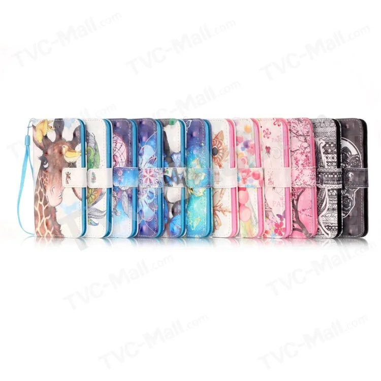 Patterned Wallet Leather Stand Case for Samsung Galaxy J5 (2016) J510 - Tribal Pattern and Feather